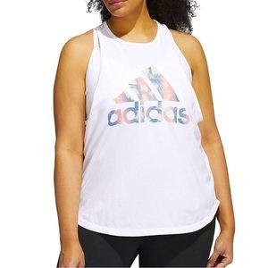 Adidas plus size Tropical Tank Top (NWT)